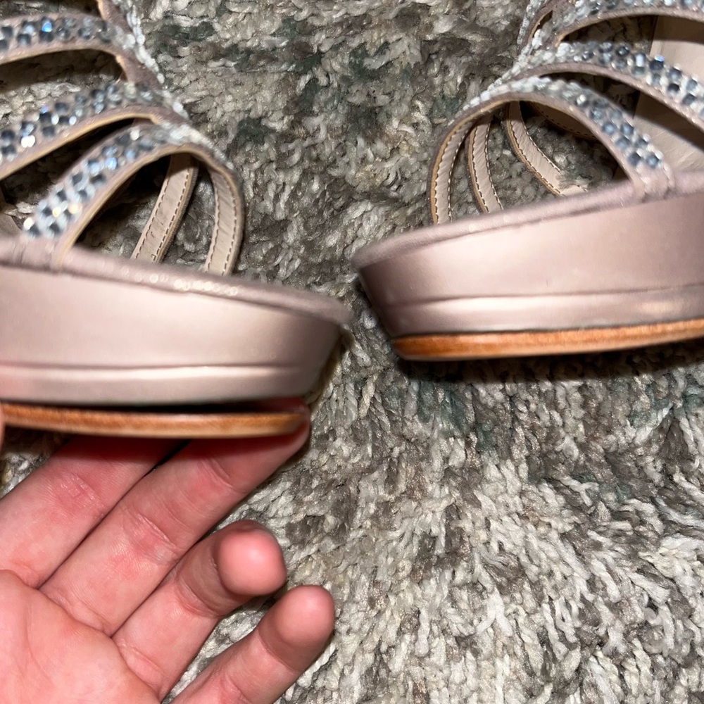 Boutique 9 size 7 women’s bedazzled platform heels - Picture 9 of 16